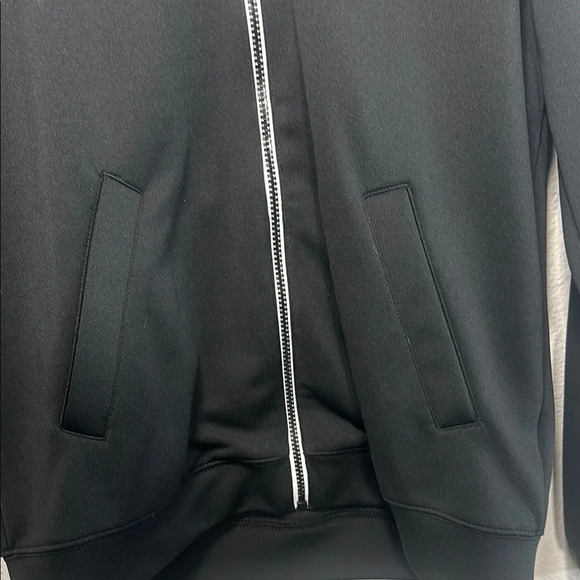 Pebble Beach Jacket Mens Medium Black Performance Golf Full Zip Mock Neck - Picture 3 of 4